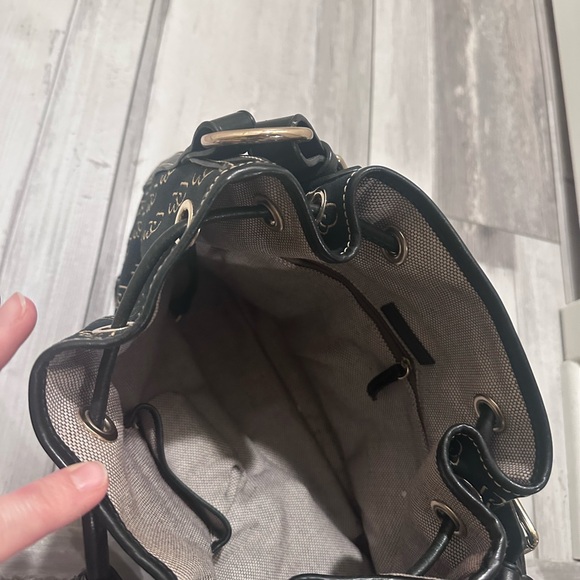 Dooney & Bourke monogram drawstring bucket bag - Picture 8 of 15